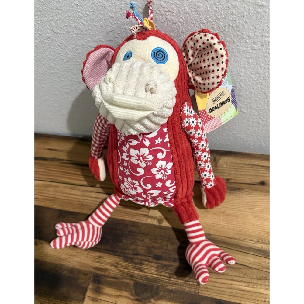 Bogos The Monkey Plush Toy By Les Deglingos NEW NWT